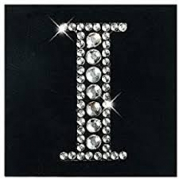 Strass-Sticker Monogramm I